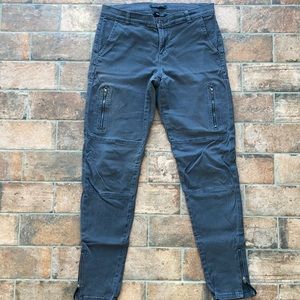 Banana Republic Grey/Blue stretch khaki.